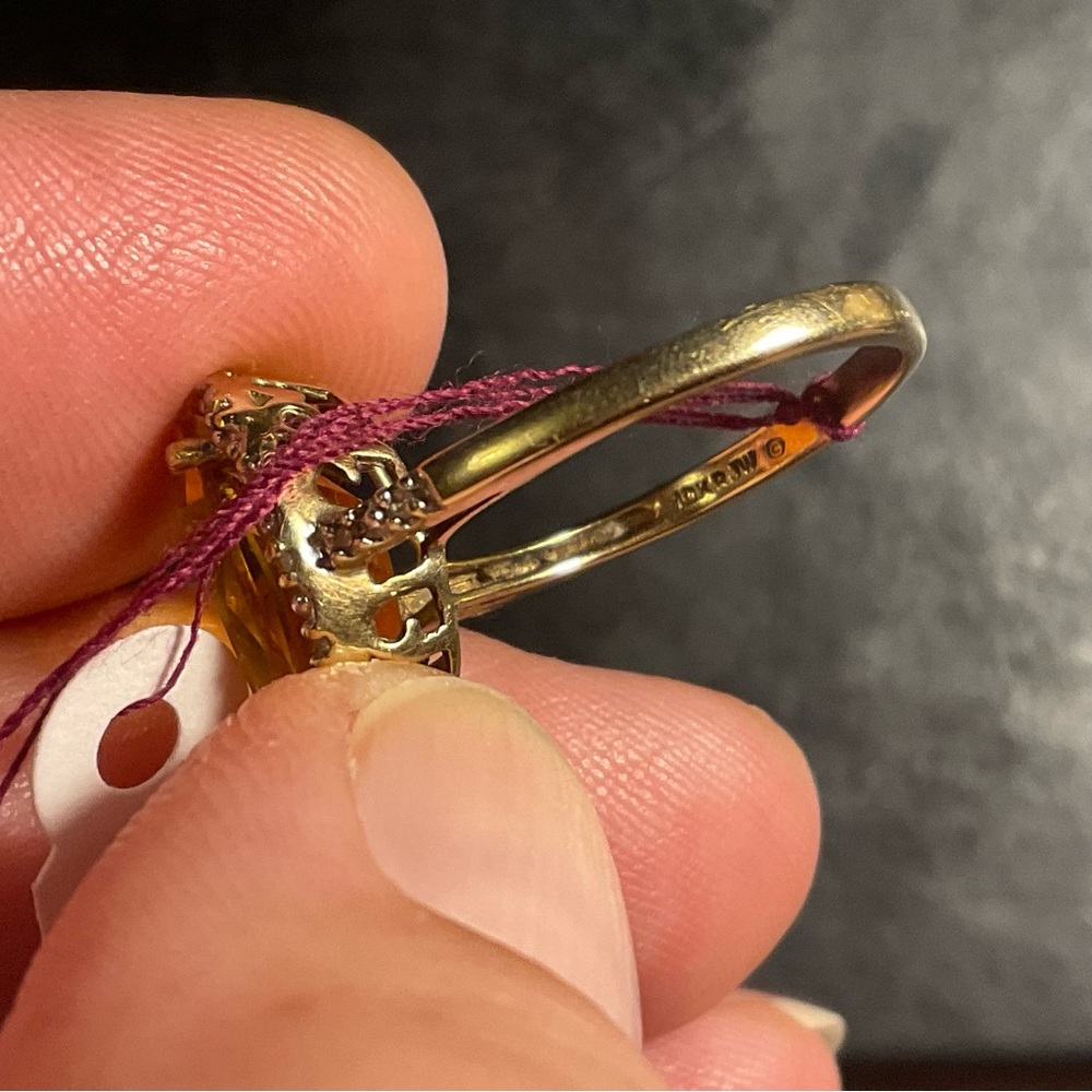 Yellow Tourmaline Ring - Picture 7 of 9